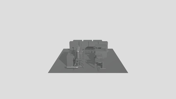 BACKGROUND DESIGN γ (UNTEXTURED) 3D Model