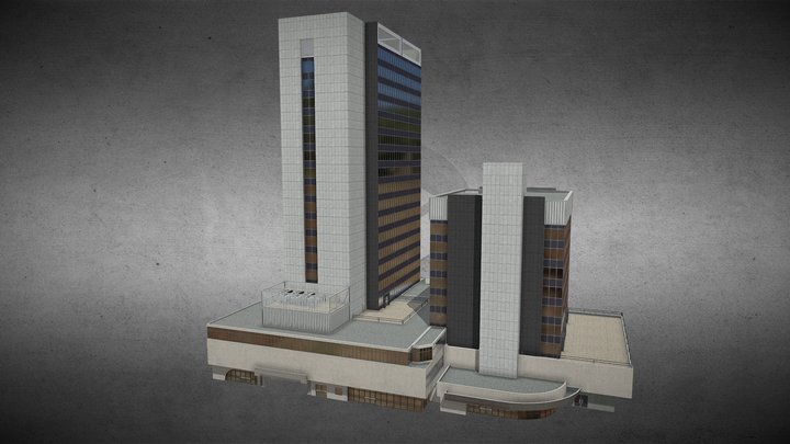 City Towers - San Juan (Porto Rico) 3D Model