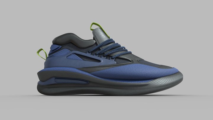 Manual Upload Fresco Shoe Pixel Budget 3D Model