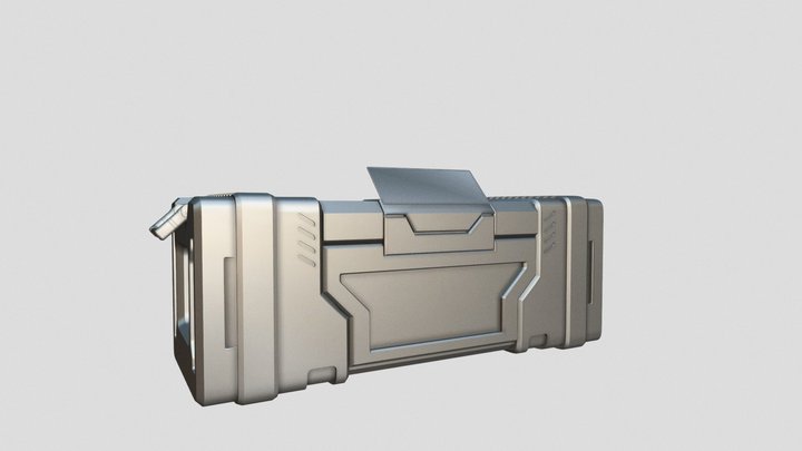 Sci-fi box 3D Model