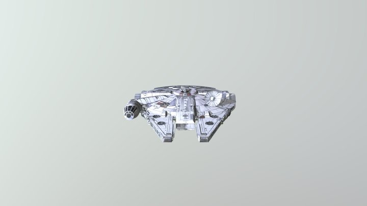 Faucon Millenium By Albertomarun 3D Model