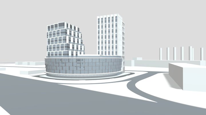 МФК-фасад-4 3D Model