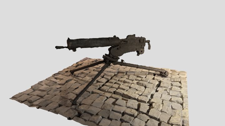 Machine Gun 3D Model