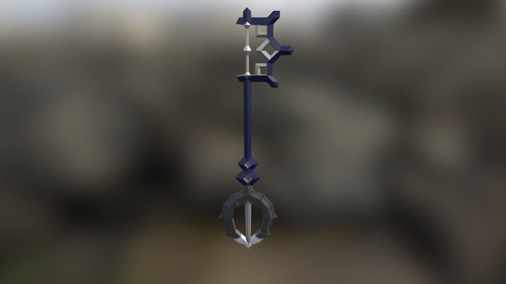 Stormfall Keyblade High 3D Model