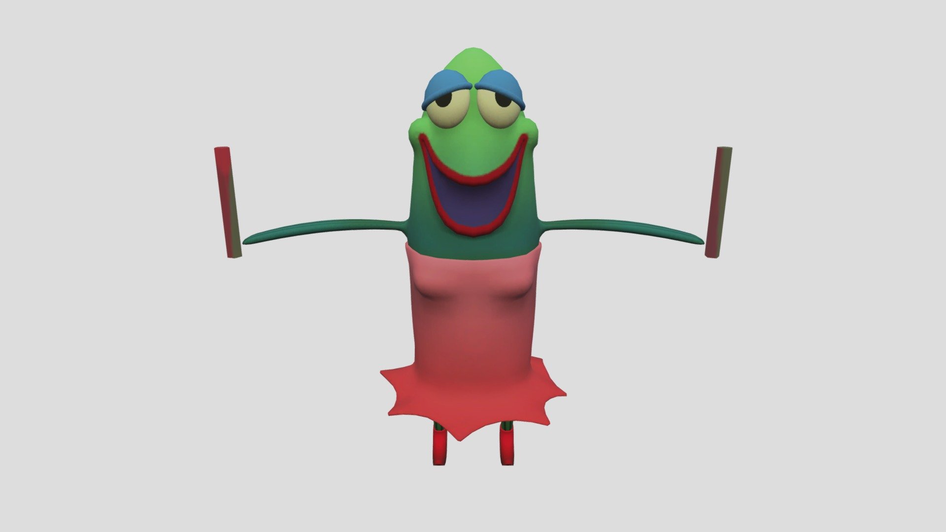 BFBBR - Fish C - Download Free 3D model by SMF Friends Fan 2024 YouTube ...