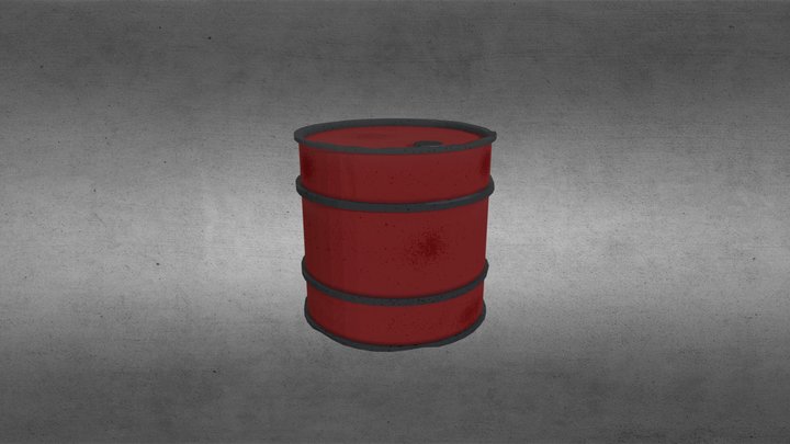 Barrel Prop 3D Model