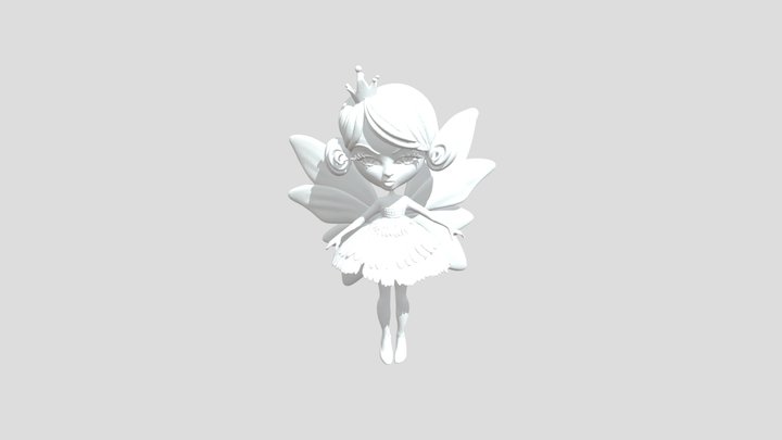 Mystical Fairy Princess 3D Model