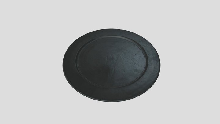 Mâm gỗ 3D Model