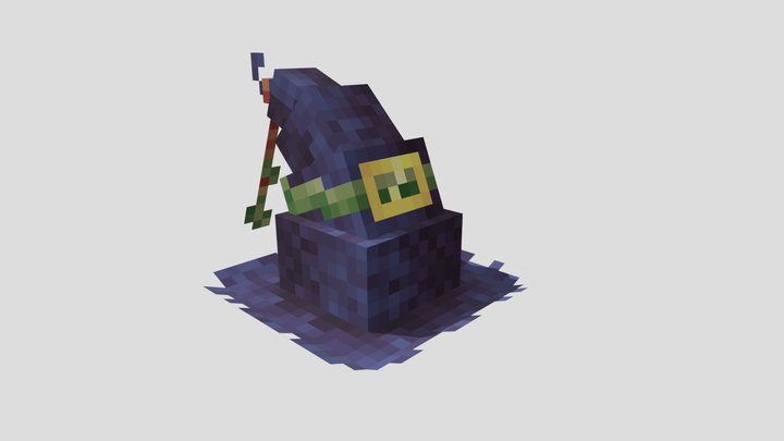 Witch hat [minecraft] 3D Model