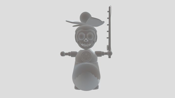 Deedee fnaf fbx 3D Model