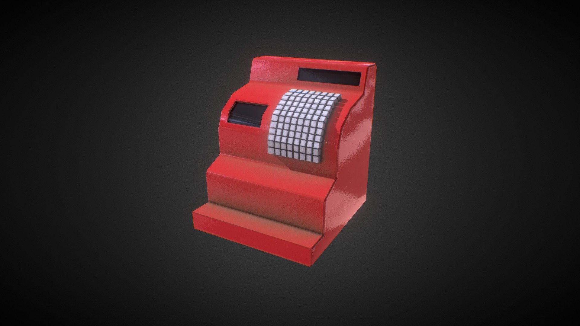 Cash Register Download Free 3D model by DownRev [586396c] Sketchfab