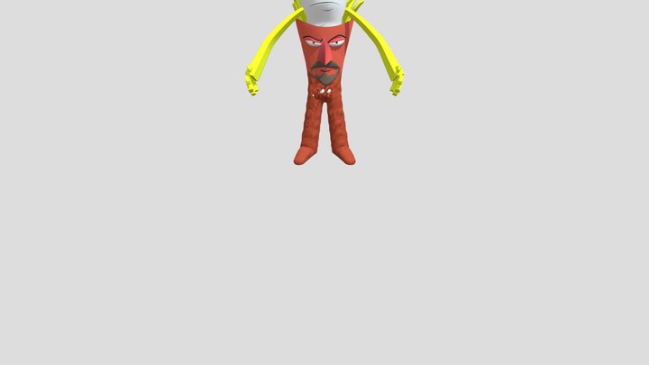 Aqua Teen Hunger Force - Fortnite Concept 3D Model
