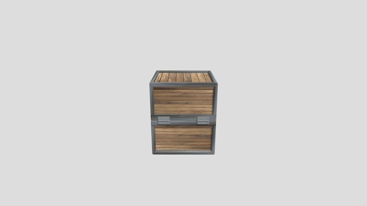 minecraft chest animation 3D Model