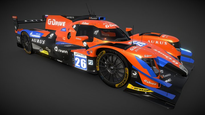 G-Drive Racing - Aurus 01 ELMS 3D Model