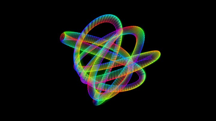 Major Chord Flux Tube | PAPP 3D Model
