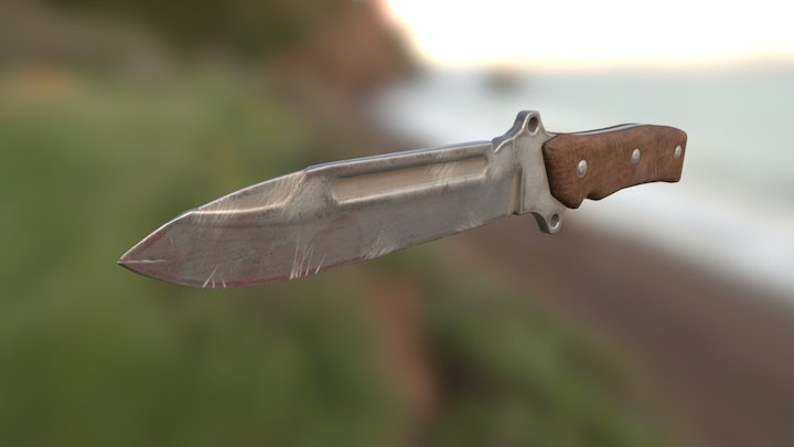 Old Knife v2 3D Model