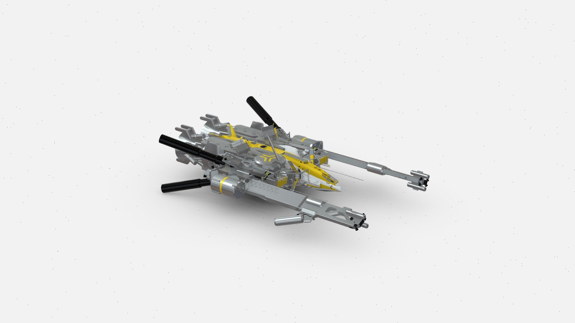 3d model Space Ship 1 - Buy Royalty Free 3D model by zizian [5866363 ...