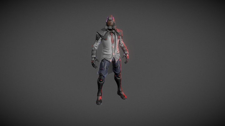 Origional Valorant character ''The Enemy'' 3D Model
