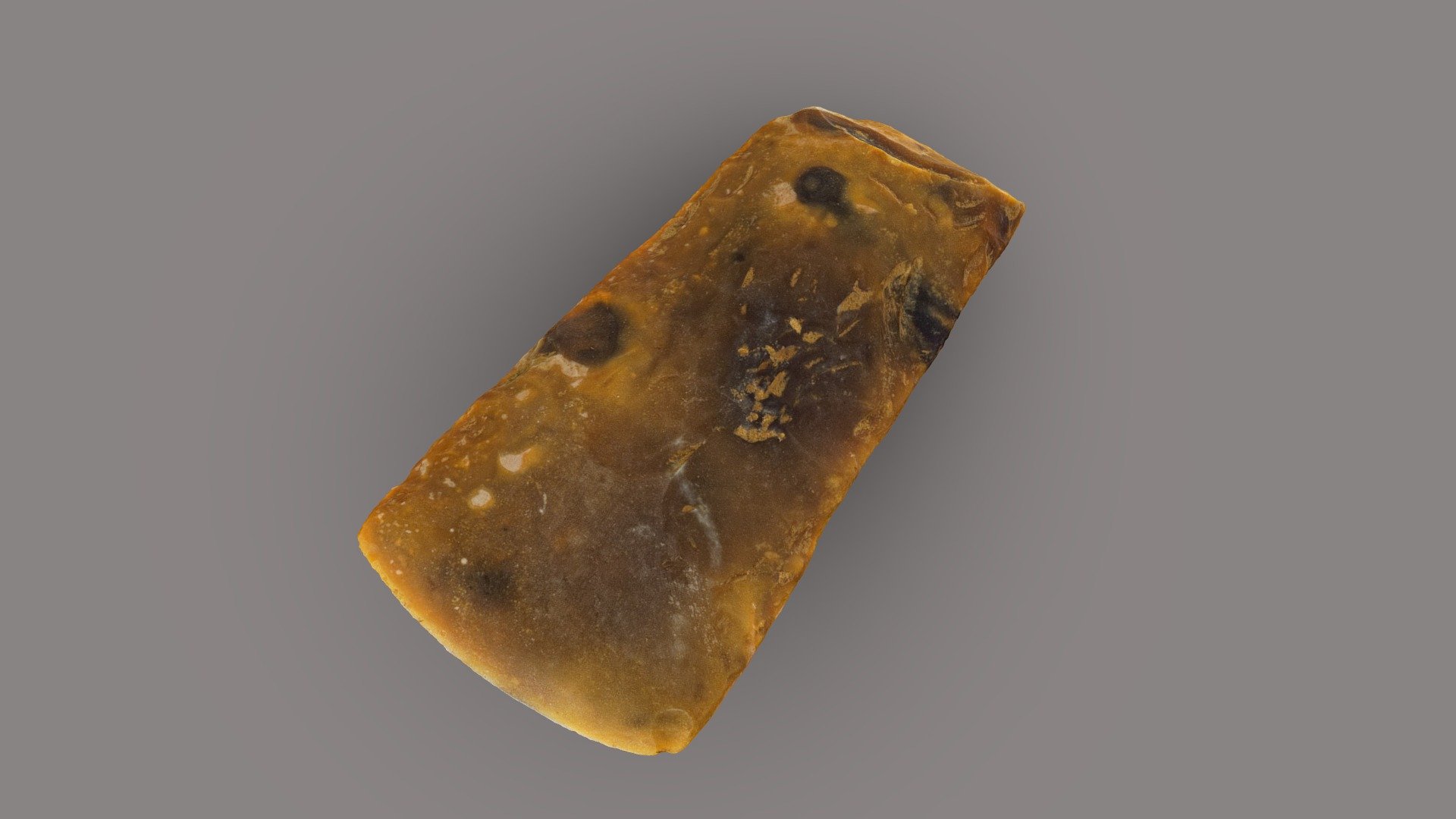 hires-Polished Flint Axe — Sketchfab embed 3D viewer