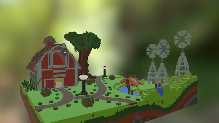 Small Farm 3D Model