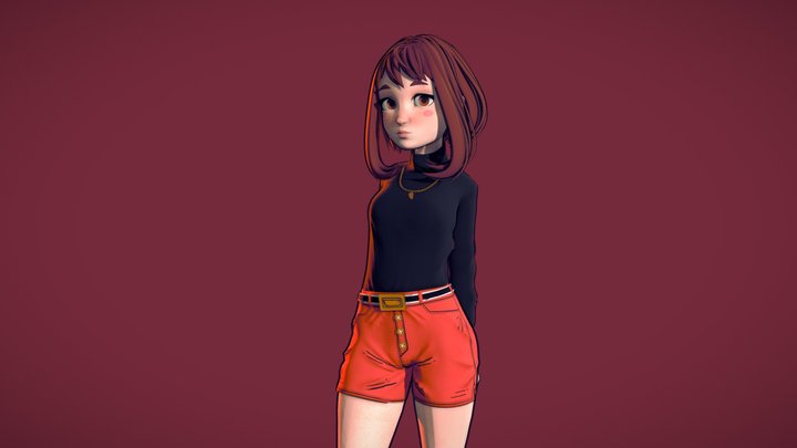 Uraraka Ochaco 3D Model