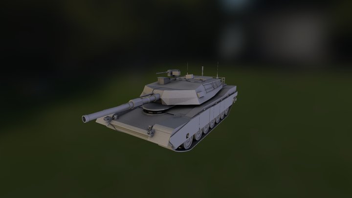 M1A1 Abrams 3D Model