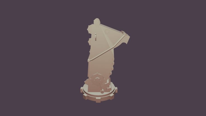 Steampunk Knight - Chess Piece