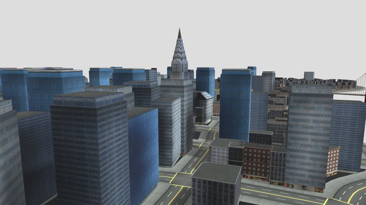 Base Map - New York City Criminal Case 3D 3D Model