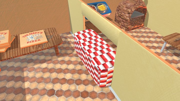 The Navy's Pizza 3D Model