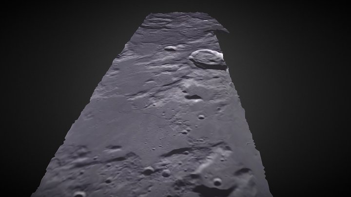 1969 - Apollo 11 - Moon's Surface. 3D Model