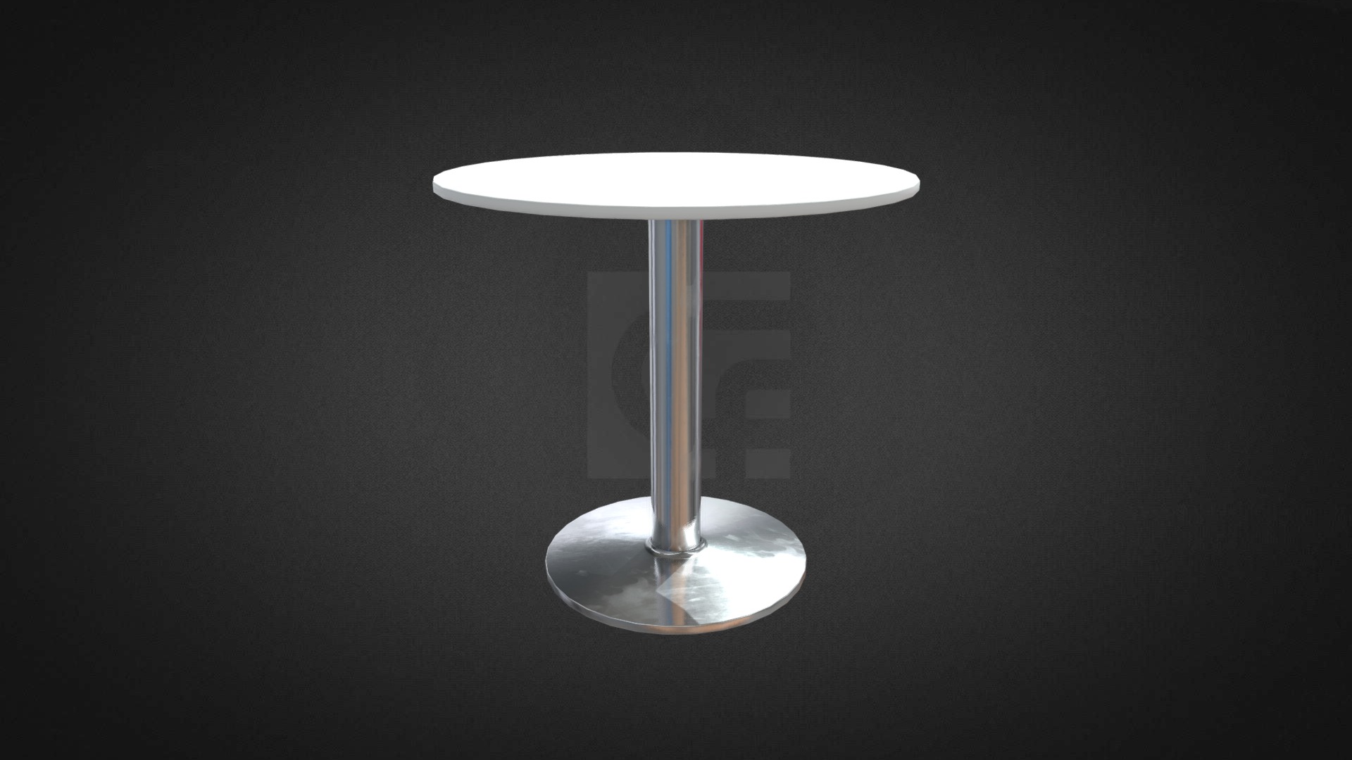 3D model Surf Table Hire - This is a 3D model of the Surf Table Hire. The 3D model is about a lamp on a table.
