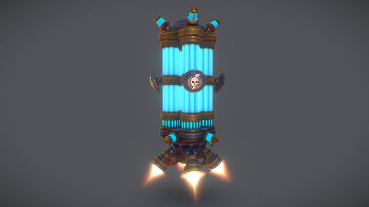 Shield Generator 3D Model