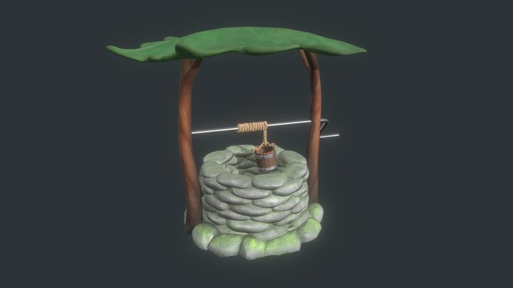 Miniature Fairy Well 3D Model