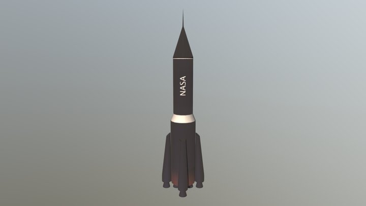 COHETE NASA 3D Model