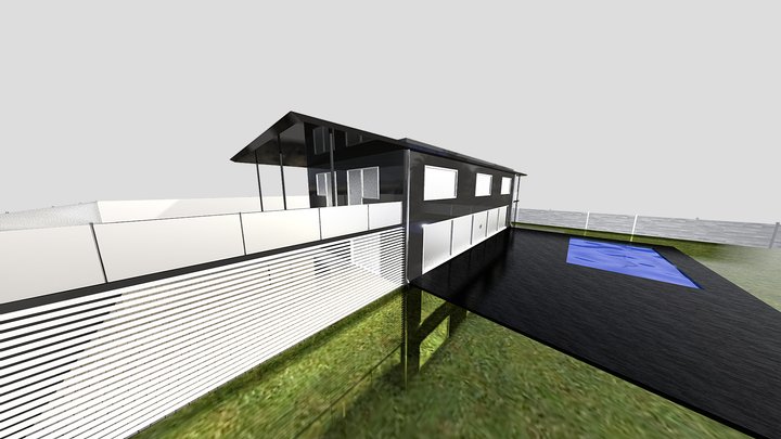 ModernHouse 3D Model