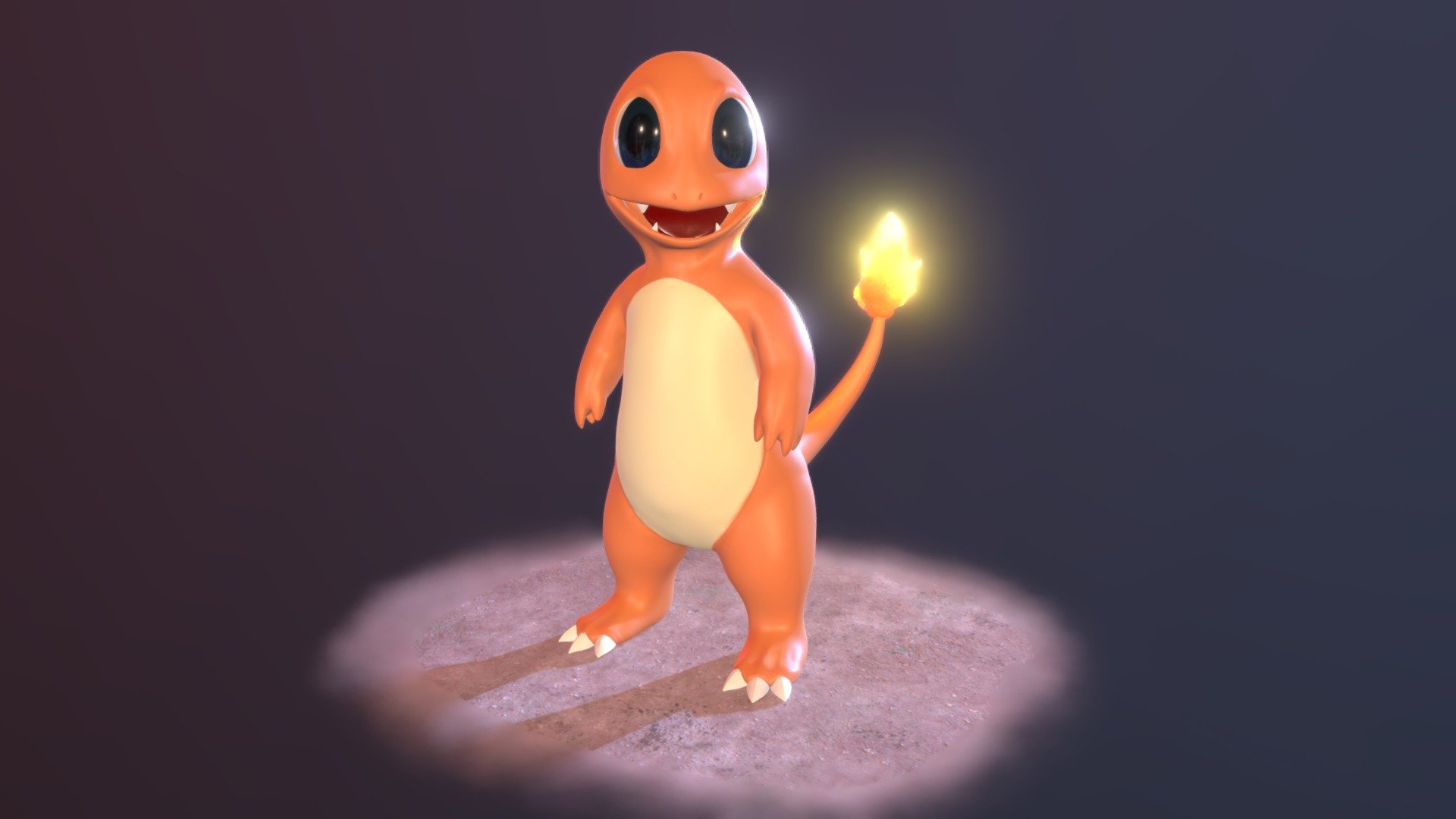 #4 Charmander - 3D model by Frank Bere (@Frank.Bere) [5871ac6] - Sketchfab