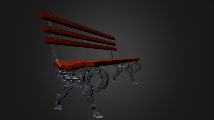 Banco Cavalo 3D Model