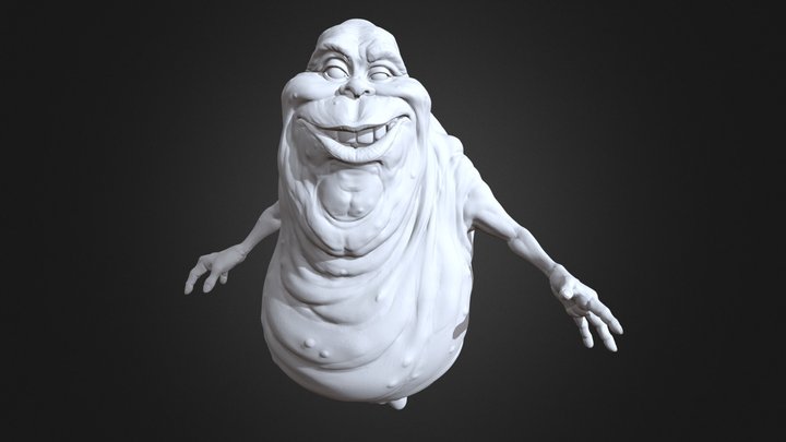 Ghostbusters Slimer 3D Model