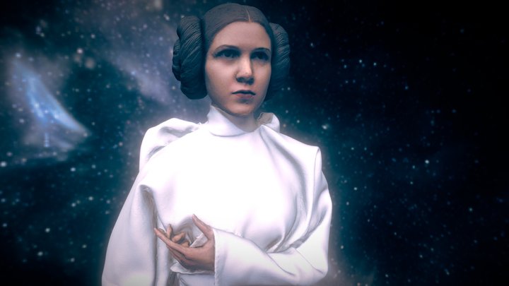 Leia Hot Toys scan 3D Model
