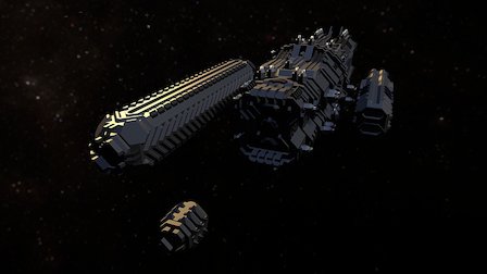 THI - Morax Class Experimental Corvette V1D3 3D Model