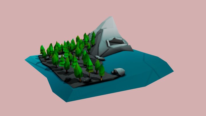 Montaña 3D Model
