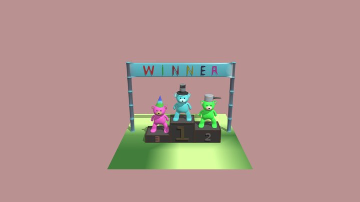 Bear Animation 3D Model