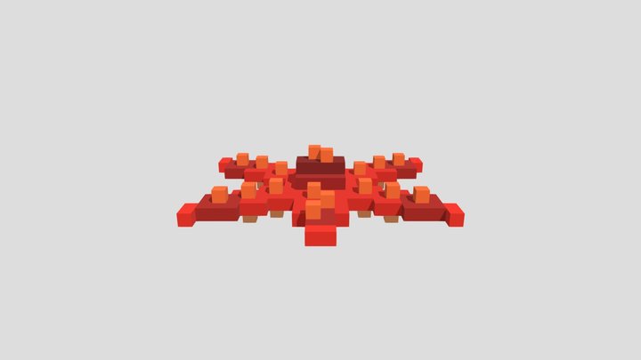 Starfish - Voxel 32x32 (Animated) – Modello 3D gratuito STL
