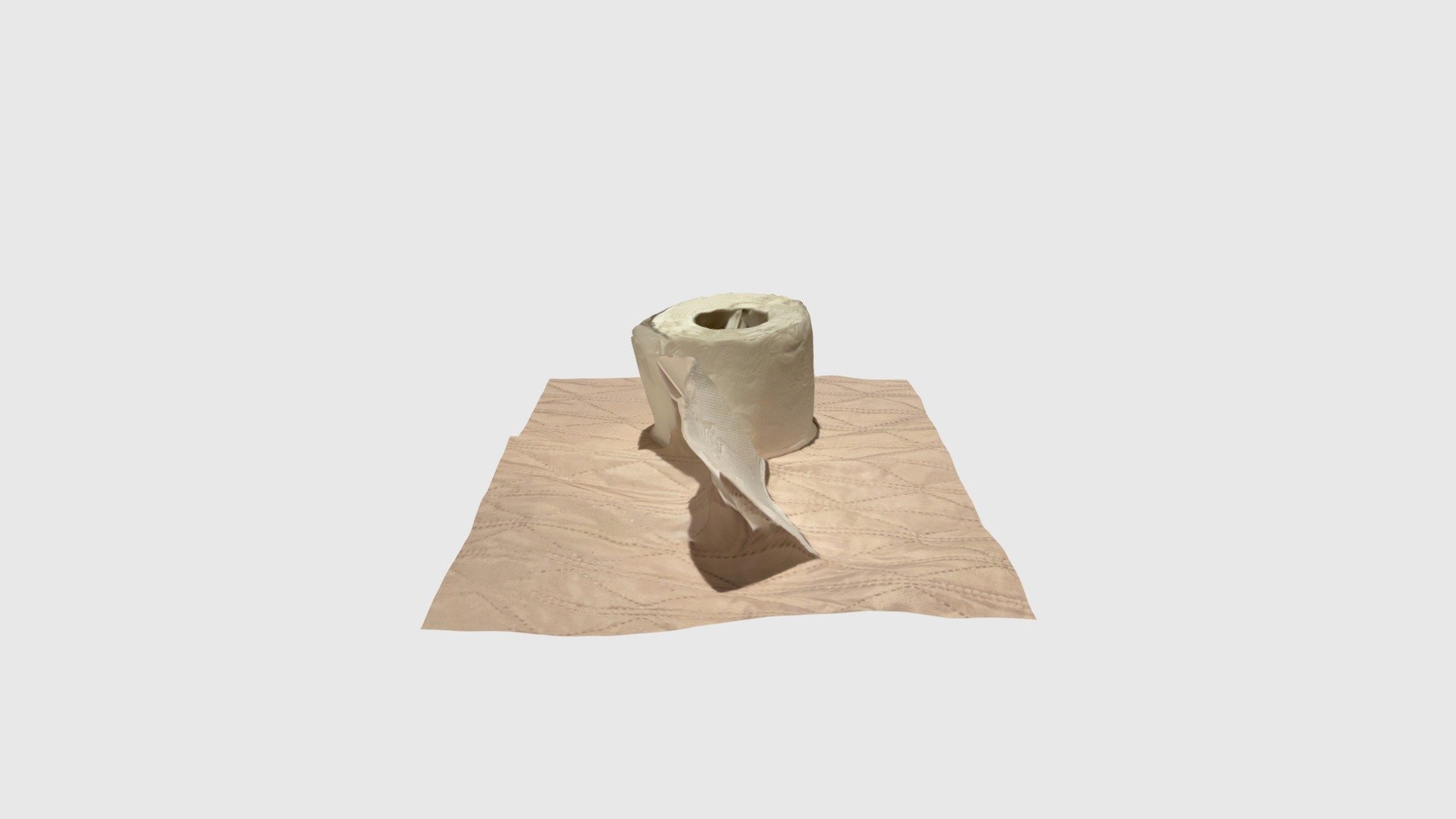 Toilet paper Download Free 3D model by andrea2210 [5877357] Sketchfab