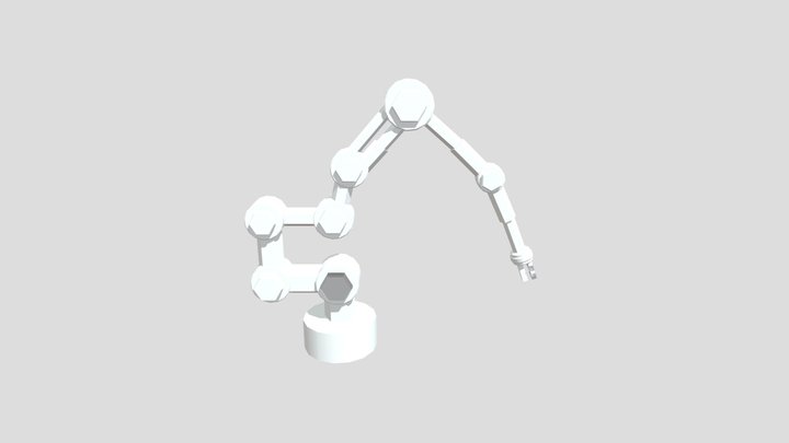 Construction Robot Arm 3D Model