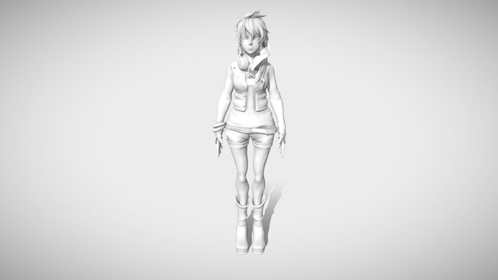 Ellie - The Art of Sleep Walkers 3D Model
