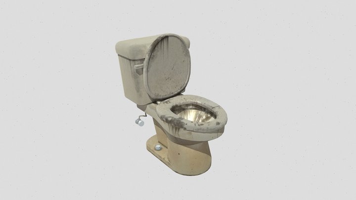Dirty Toilet 3D Model