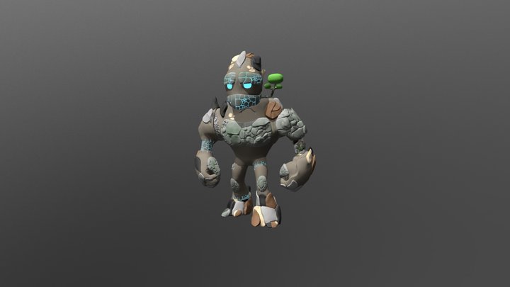Earthy Idle 3D Model