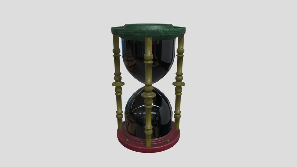 Wooden Hour Glass Sand Funnel