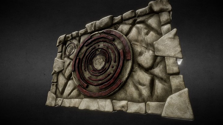 Secret Door 3D Model